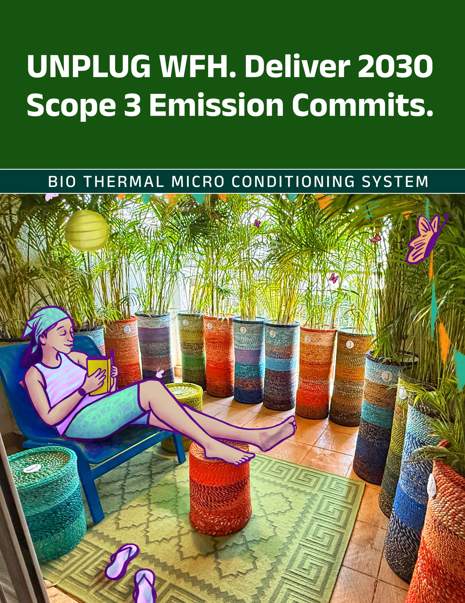 UNPLUG WFH. Deliver 2030 Scope 3 Emission Commits.