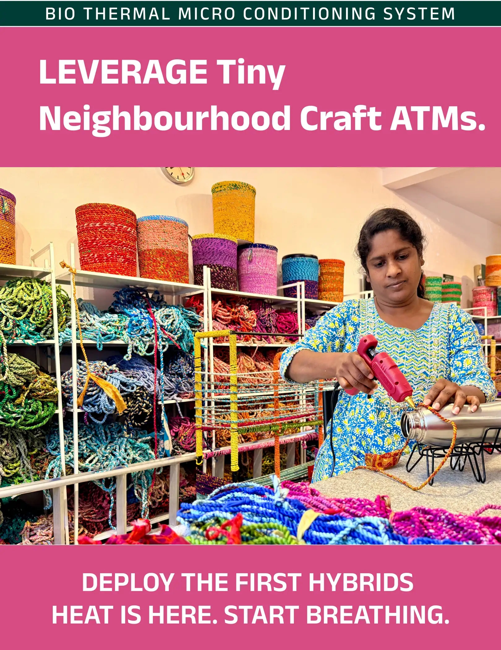 LEVERAGE Tiny Neighbourhood Craft ATMs.