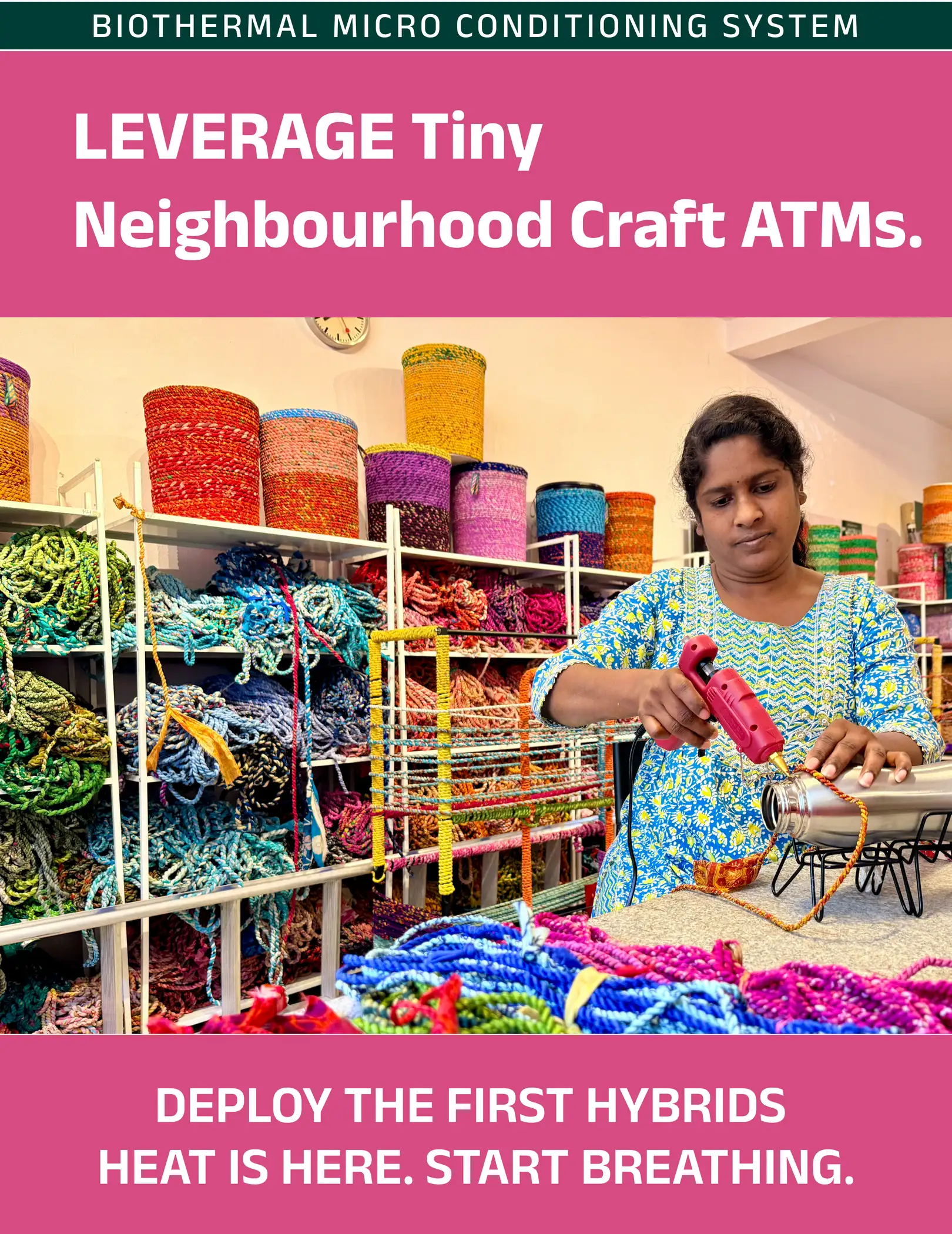 LEVERAGE Tiny Neighbourhood Craft ATMs.