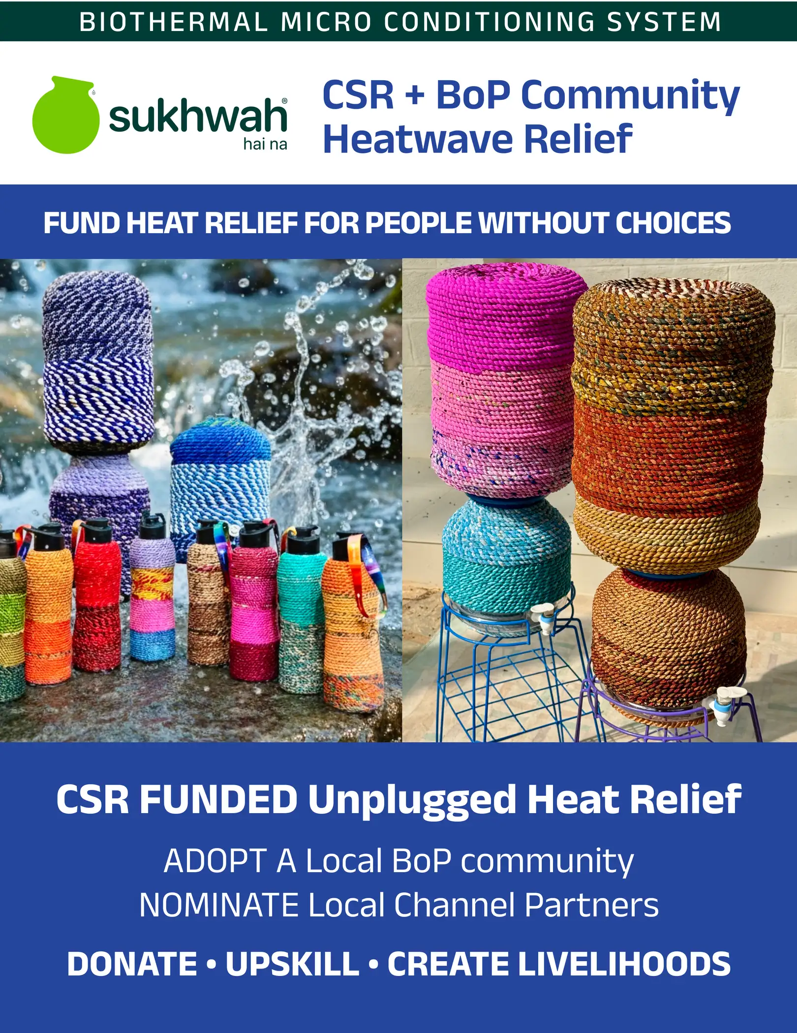 sukhwah CSR + BoP Community Heatwave Relief